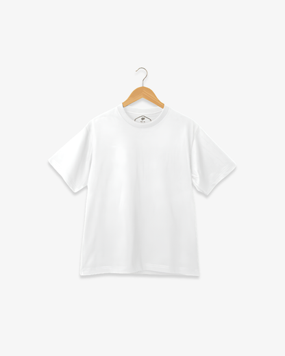 Round Neck Half Sleeve T-Shirt – White