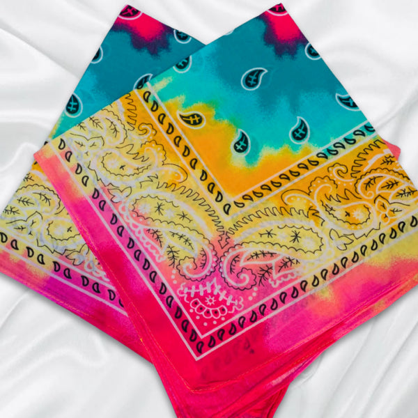 Multi Color Unisex Bandana 100% Cotton