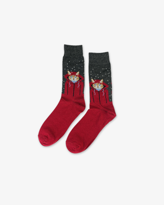 Men’s Cat Hood Socks