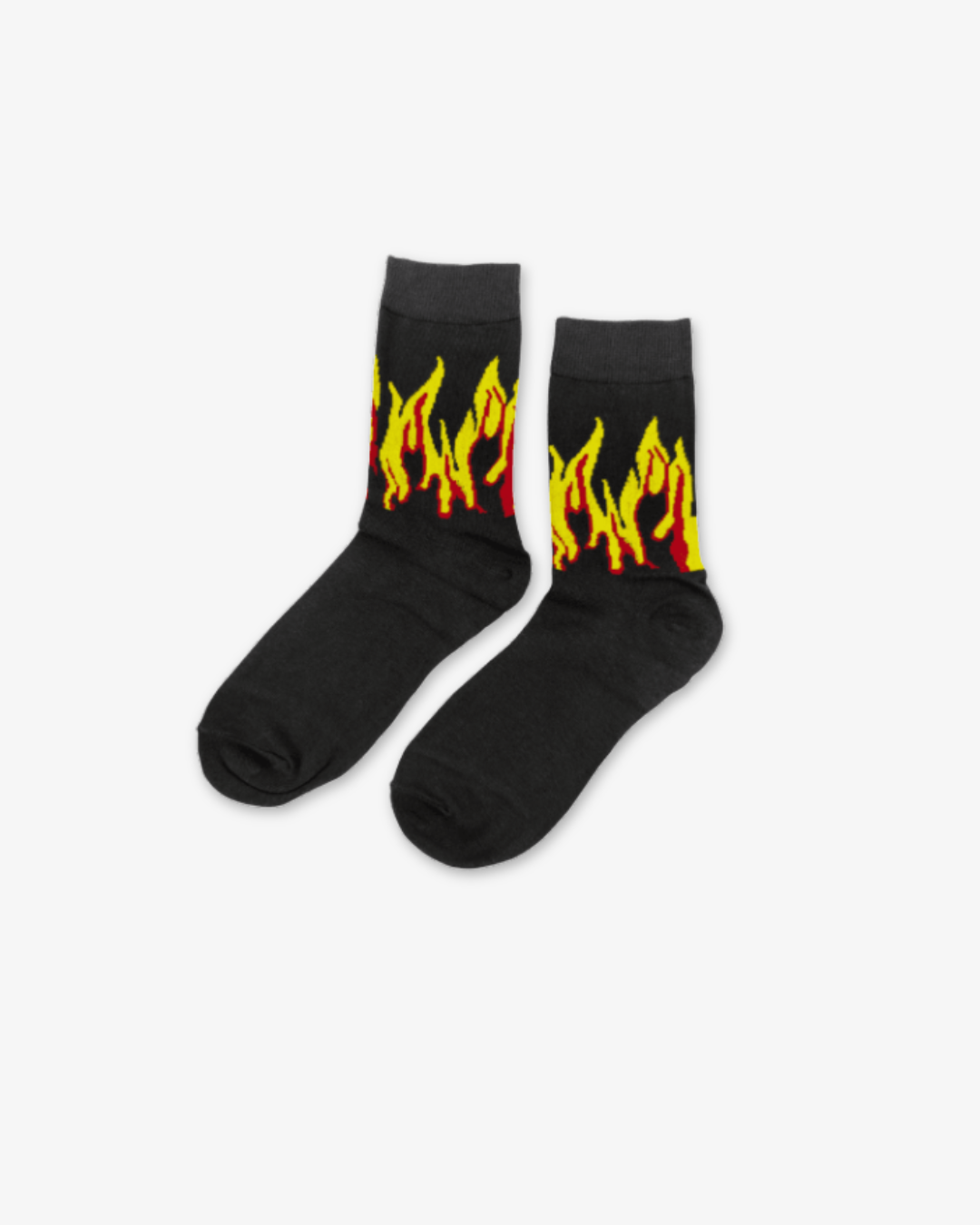 Teen & women’s Aurora Flames Socks Yellow