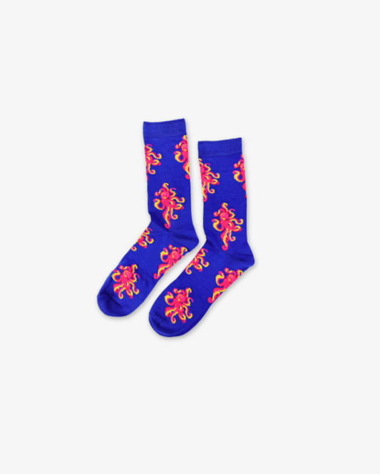 Men’s OctoBloom Blue Socks