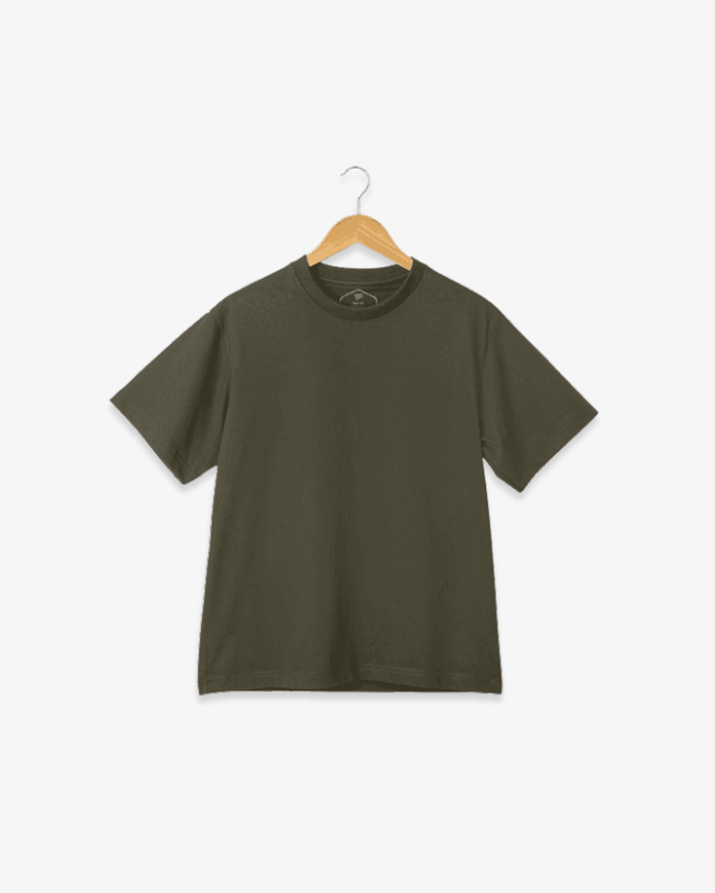 Round Neck Half Sleeve T-Shirt – Army