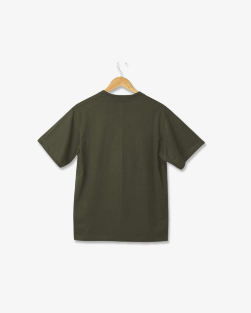 Round Neck Half Sleeve T-Shirt – Army