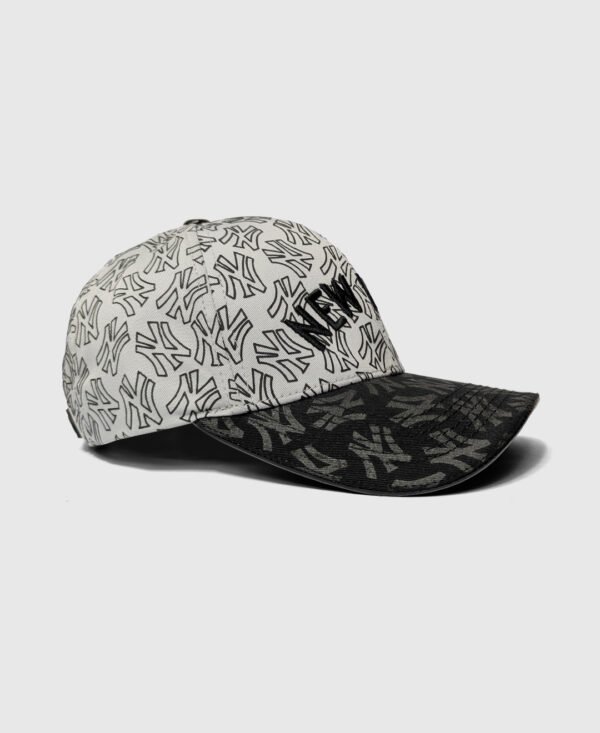 NY Snapback Cap- Ash & Black