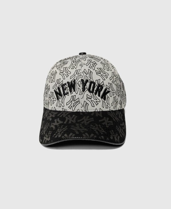 NY Snapback Cap- Ash & Black